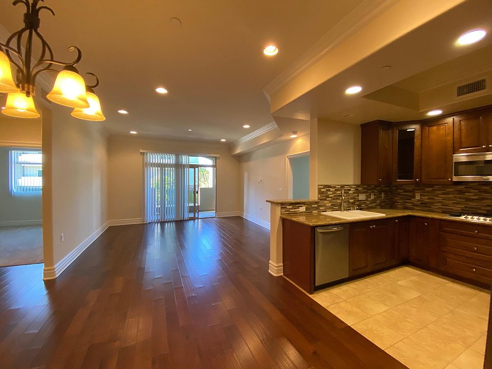 Living room and kitchen