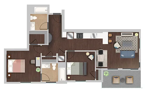 Floor plan D1