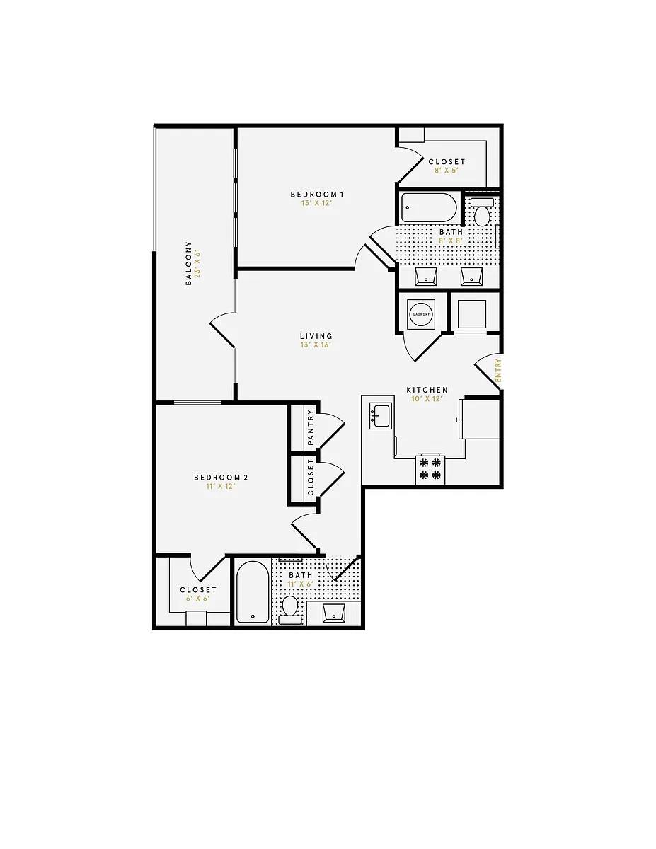Floor plan The Jensen