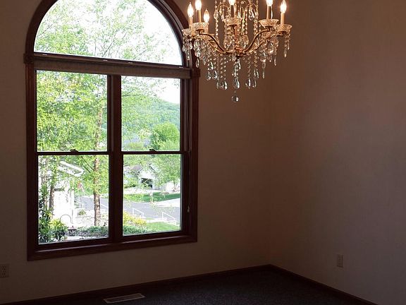Dramatic formal dining rm w/valley view