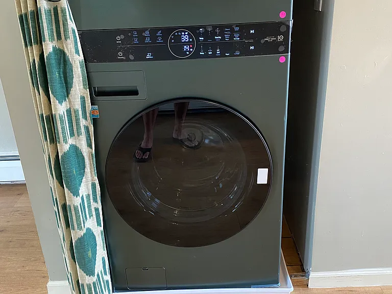 New washer dryer installed