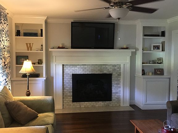 Family room with Built ins