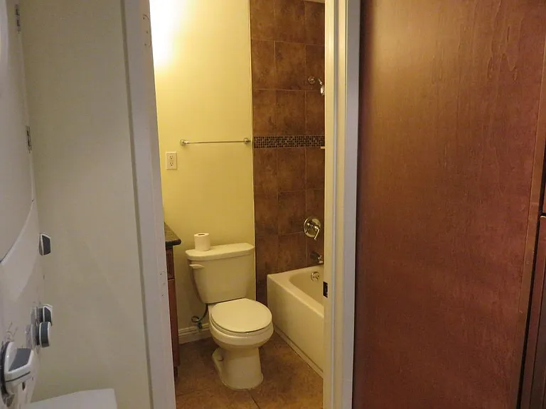 View of bathroom.
