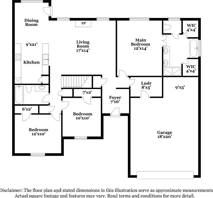 3 bed, 2.0 bath, 1699 sqft, $1,765 — Photo 2