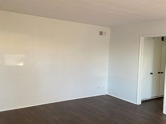 Living room to master bedroom and bathroom