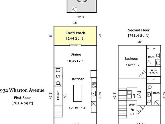 2nd image of 932 Wharton Avenue Lot 480