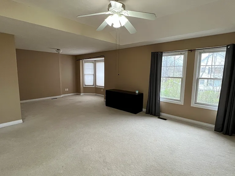 Huge primary bedroom with sitting area
