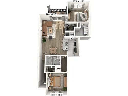 Floor plan B1