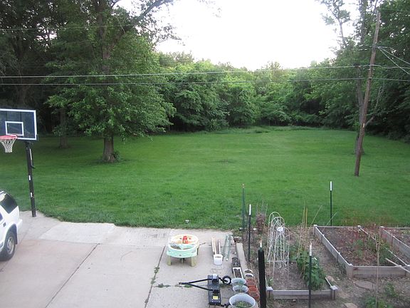 Backyard, overlooking garden