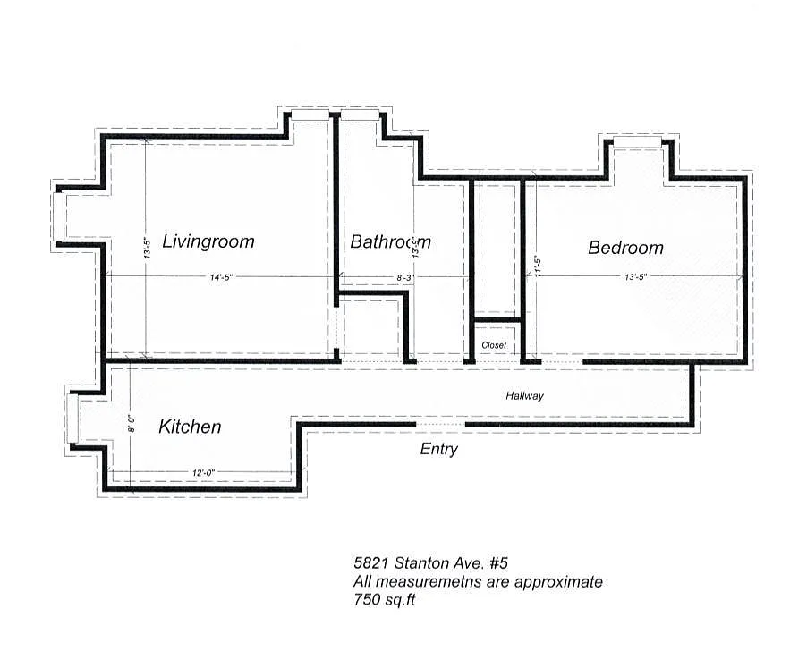 5821 Stanton Ave APT 6 photo 1