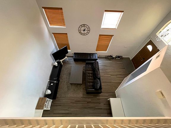 View from upstairs looking down