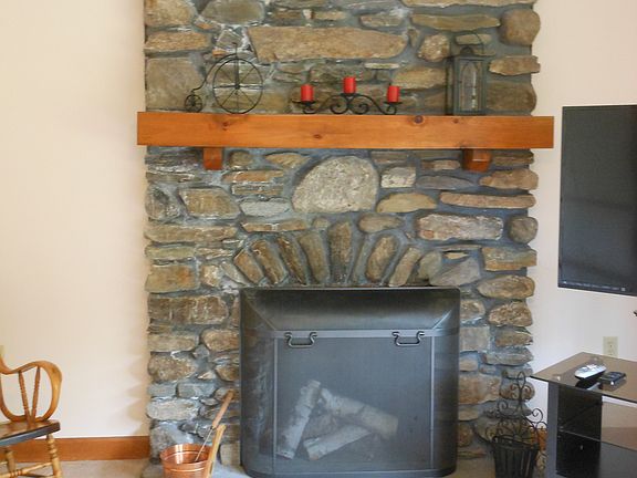 Field Stone Fireplace