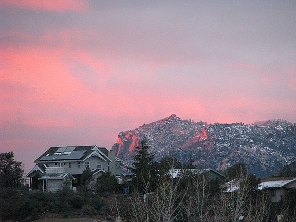 a winters night's view