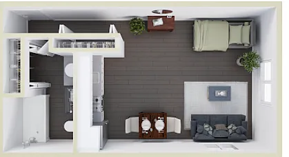 Floor plan Studio