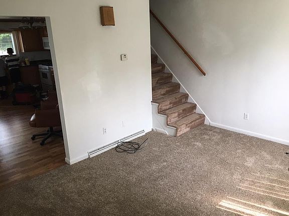 living room/upstairs steps