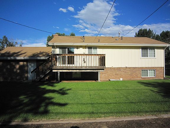 Back view of house