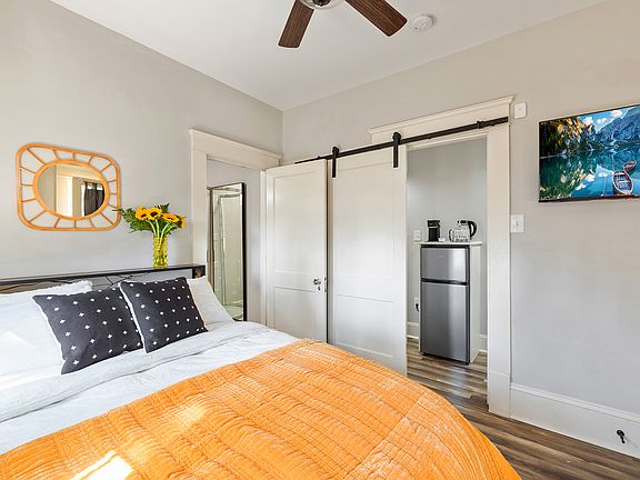 Master Bed entrance to Kitchenette and Walk-In Closet