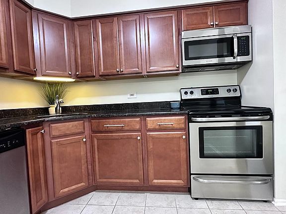 Custom maple cabinets.