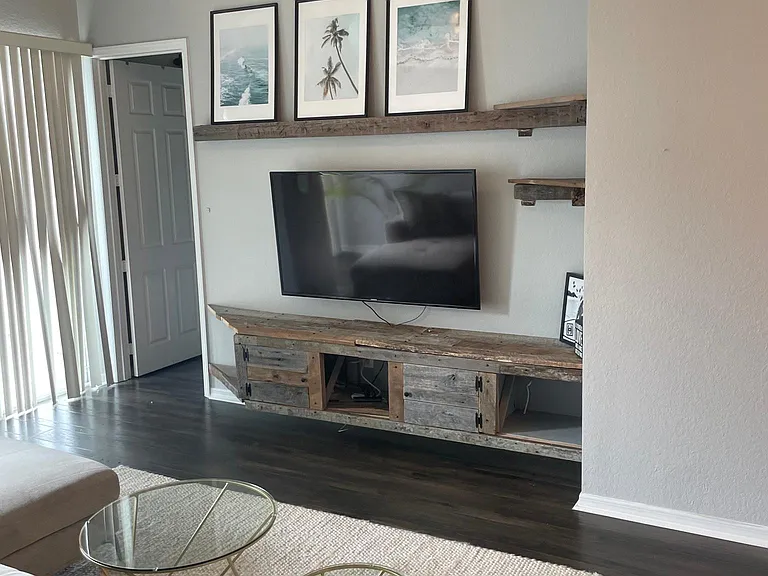 Living Room with Built in