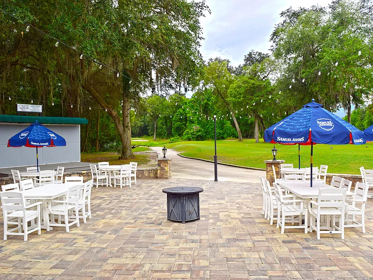 RESTAURANT PATIO LOOKING OVER GOLF COURSE