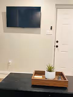 Living room wall mounted 43' smart TV