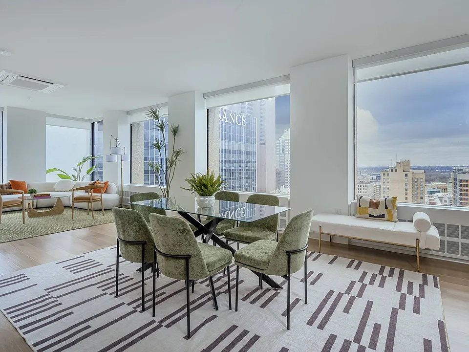 Dining Area and Living Room