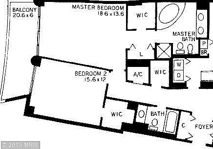 2nd image of 1300 Crystal Dr APT 1106S