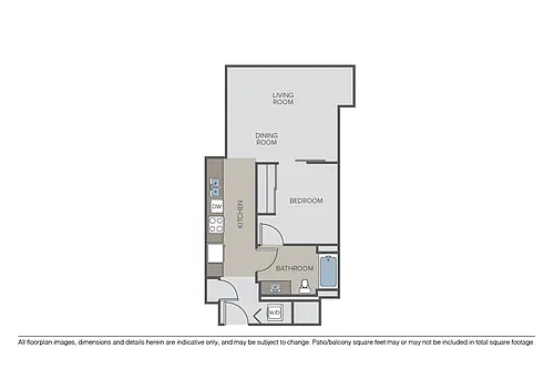 Floor plan Plan 1B