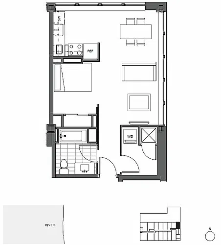 Floor plan Studio