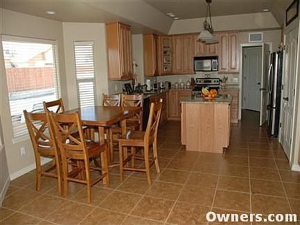 Open concept kitchen with breakfast nook