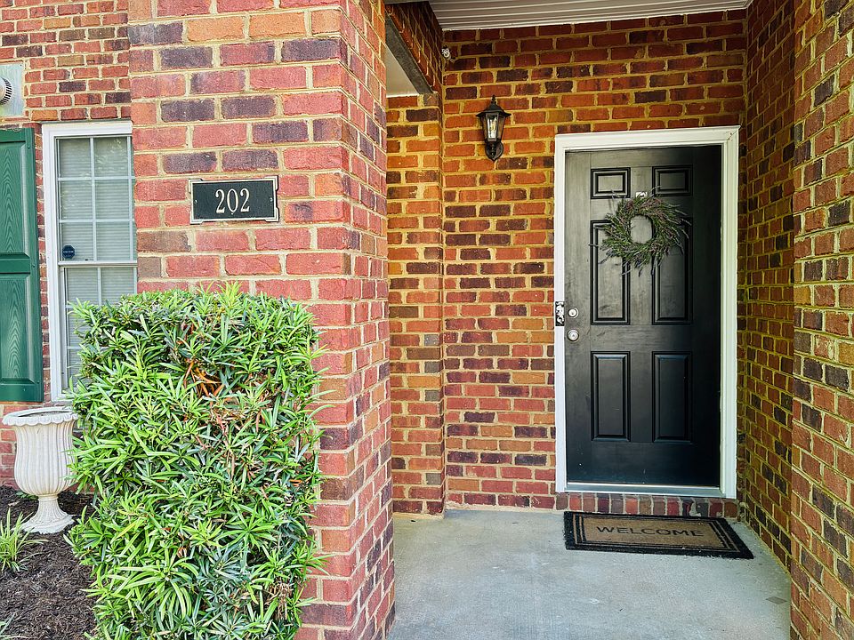 Front door with porch