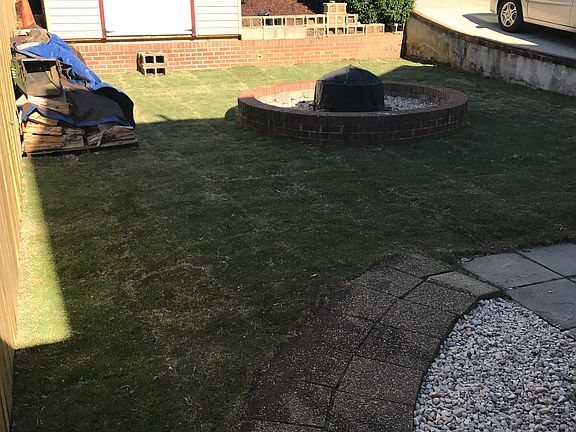 Re-landscaped April 2017.