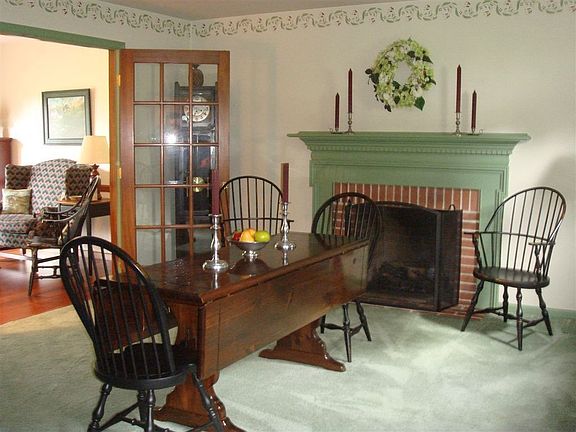 Gracious Formal Dining Room w/Gas Fireplace