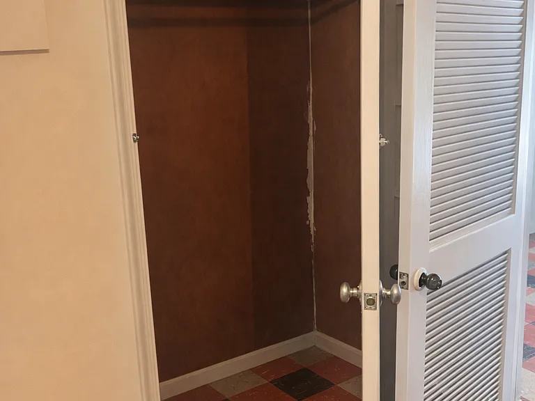 Main room closet on the right side
