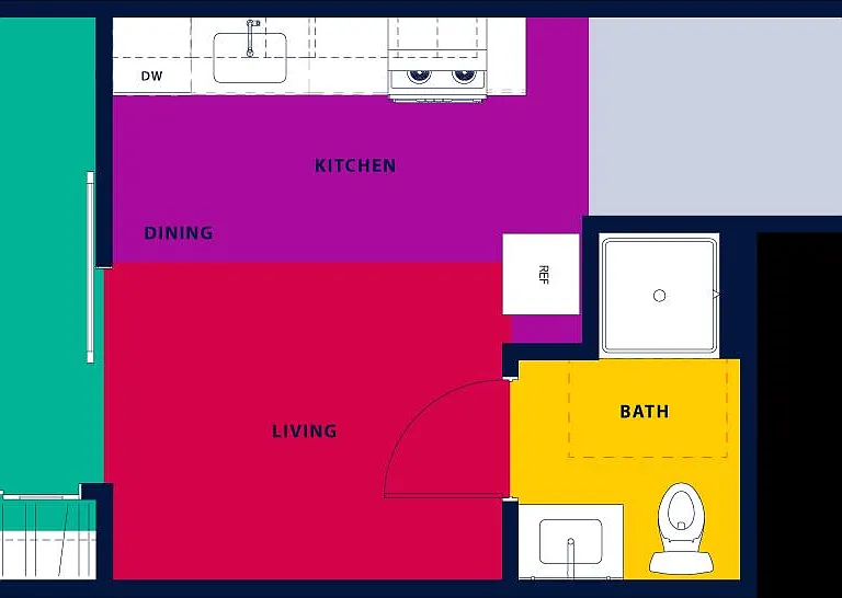 Floorplan F - 313 | 512