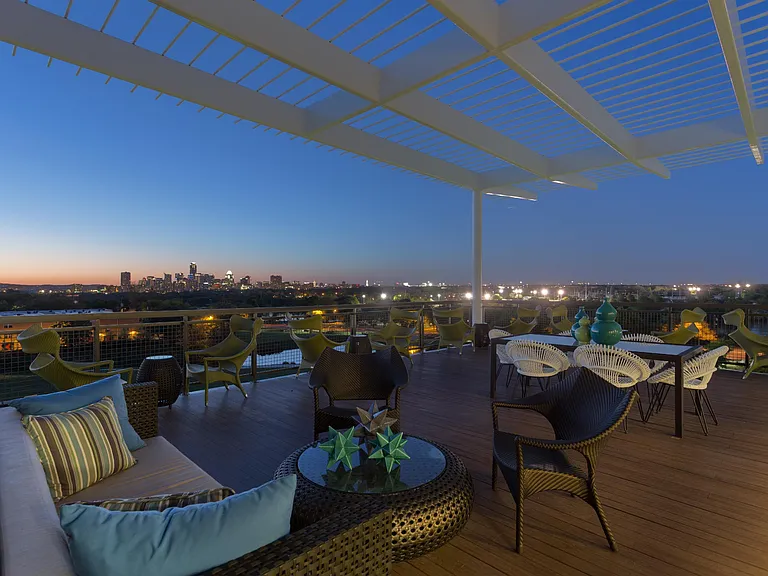 Enjoy a Beautiful view of the Austin Skyline