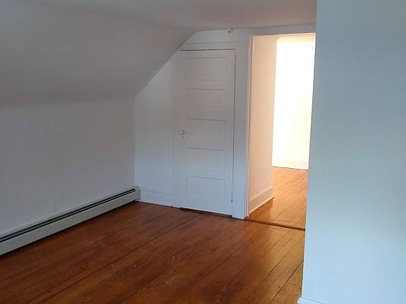 Living room with closet