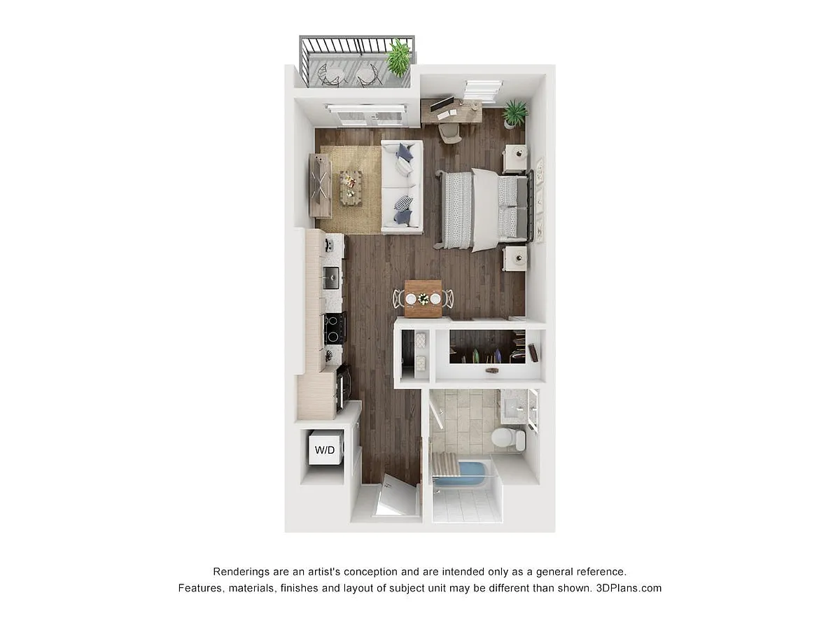Floor plan Studio S1-2