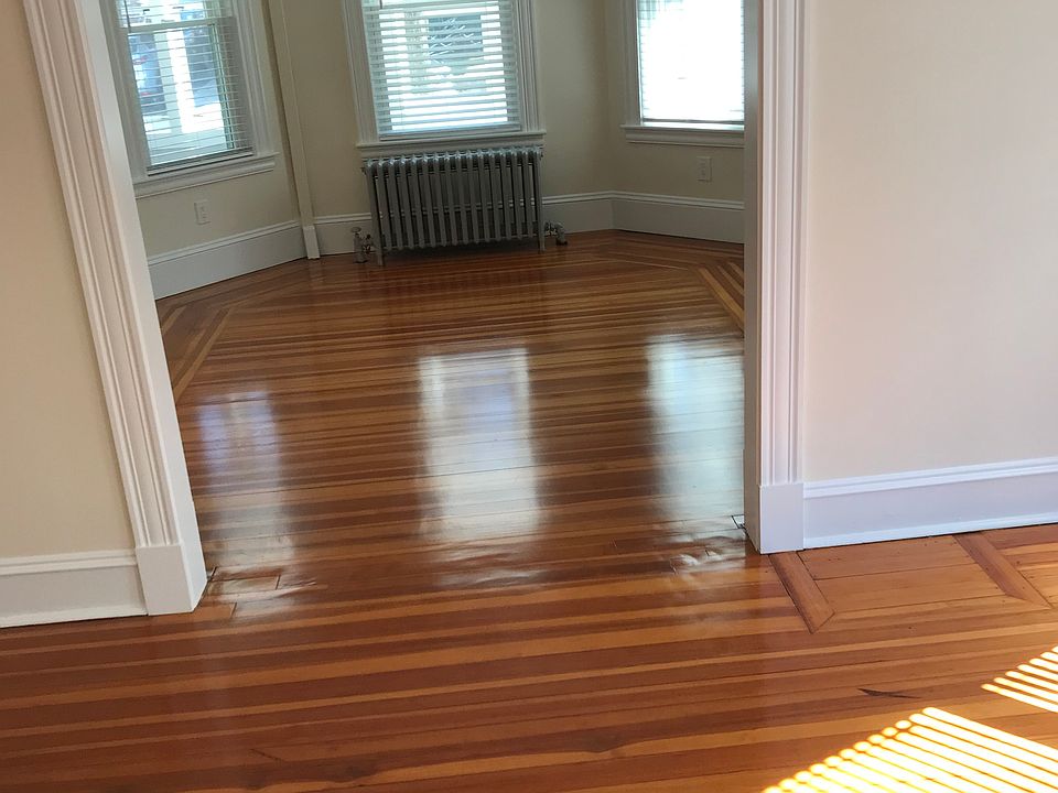 Living room and dining room