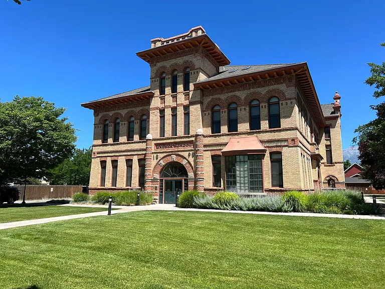 Historic Maeser school taken about a block away