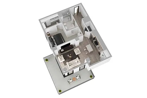 Floor plan 1B11