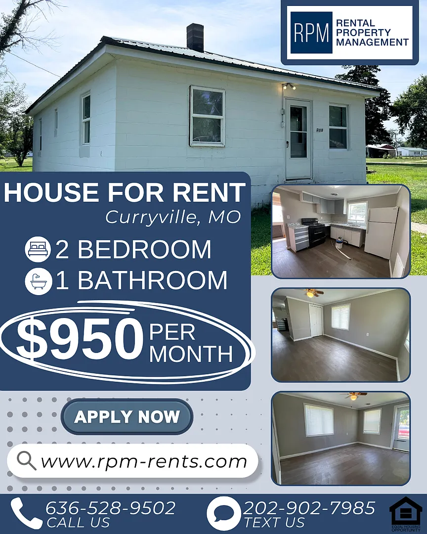 2 Bed 1 Bath for rent in Curryville, MO — Photo 1