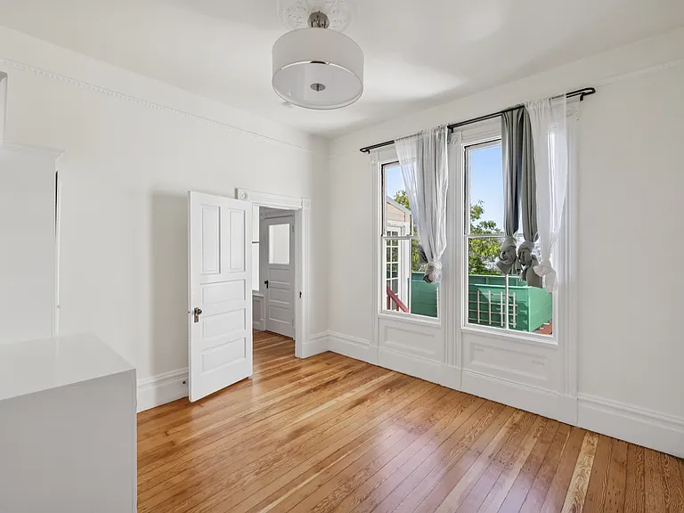 Second, top-floor bedroom.