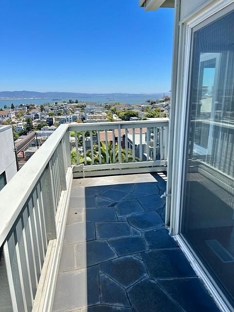 Private balcony with view!