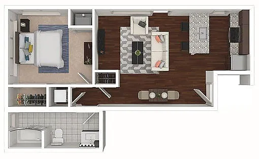 Floor plan Monroe