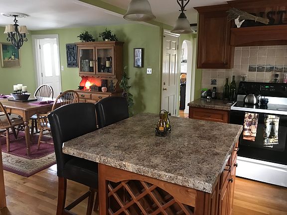 kitchen and dining area