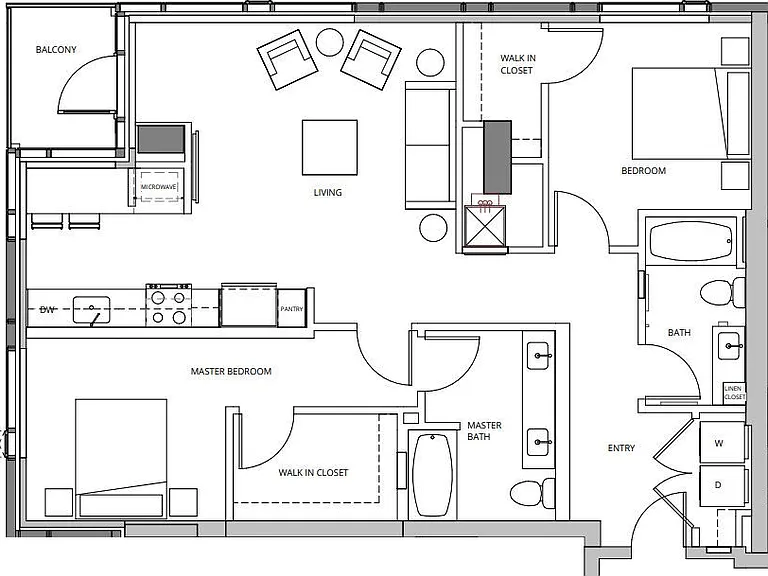 T03 Type A floor plan West Edge