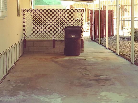 Covered parking right side