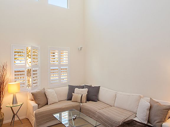 Cathedral ceilings & lots of natural light!