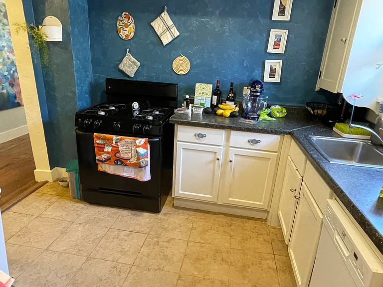 Kitchen-Now it is painted white